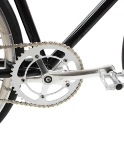 BLB City Classic Komplettrad Fixie Singlespeed - Schwarz | Hochwertiges Urban Bike -Fahrradts Verkaufsladen 0041086 blb city classic fixie single speed bike black b2b