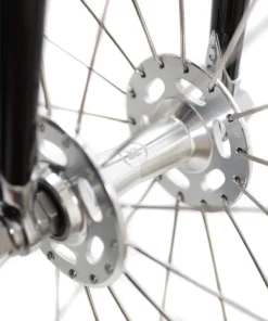 BLB City Classic Komplettrad Fixie Singlespeed - Schwarz | Hochwertiges Urban Bike -Fahrradts Verkaufsladen 0041088 blb city classic fixie single speed bike black b2b