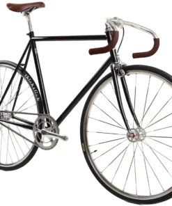 BLB City Classic Komplettrad Fixie Singlespeed - Schwarz | Hochwertiges Urban Bike -Fahrradts Verkaufsladen 0041089 blb city classic fixie single speed bike black b2b