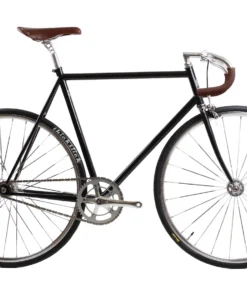 BLB City Classic Komplettrad Fixie Singlespeed - Schwarz | Hochwertiges Urban Bike