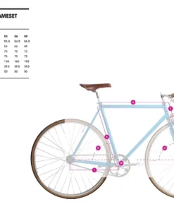 BLB City Classic Komplettrad Fixie Singlespeed - Schwarz | Hochwertiges Urban Bike -Fahrradts Verkaufsladen 0041092 blb city classic fixie single speed bike black b2b