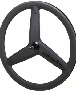 BLB Notorious Z3 Voll-Carbon Tri-Spoke Hinterrad | Hochleistungs-Laufrad für Rennräder