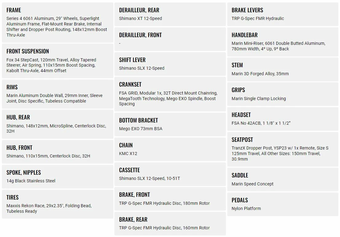 Marin TEAM MARIN 2 MTB Schwarz - XT 12-fach mit Dropper Post | Kompletträder MTB 10 Marin TEAM MARIN 2 MTB Schwarz - XT 12-fach mit Dropper Post | Kompletträder MTB – Bild 10