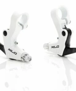 XLC BL-V01 Bremshebel-Set Alu Weiß/Schwarz - Hochwertige Bremshebel für Fahrräder
