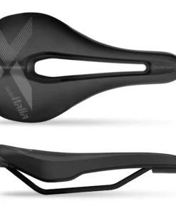 SELLE ITALIA X-Bow Superflow Shortfit Sattel - Schwarz Wide L3 | Hochwertiger Fahrradsattel