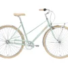Creme Cycles Caferacer Lady - Uno 3-Gang Damenrad Florida Green | Stilvolles Komplettrad für Damen