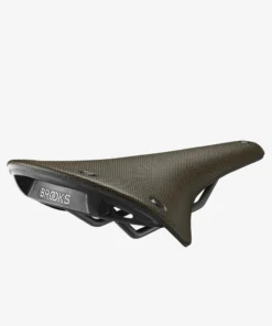 BROOKS Cambium C17 - All Weather Sattel - Mud Green | Hochwertiger Fahrradsattel für alle Wetterbedingungen