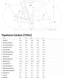 Cannondale TOPSTONE Carbon 3 GRX - Carbon Gravel Bike | Kompletträder -Fahrradts Verkaufsladen C22 Topstone Carbon GeoTable v2 9842 4