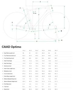 Cannondale CAAD Optimo 1 Rennrad - Shimano 105 Candy Red | Hochwertiges Komplettrad für Rennsport -Fahrradts Verkaufsladen Cannondale CAAD Optimo Geo 4408 2