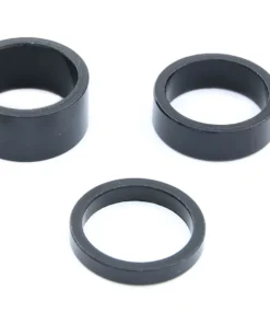 Contec 1" Steuersatz Spacer-Set, Schwarz - Hochwertiges Zubehör für Fahrradgabeln