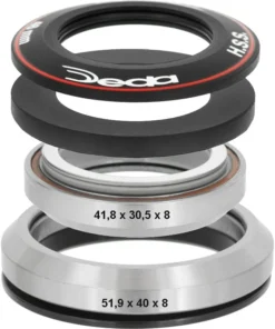 Deda-elementi Deda IN-5 Steuersatz Tapered 1 1/8" - 1.5" | Hochwertiger Steuersatz für Rennräder