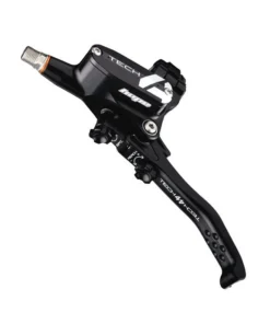 HOPE Tech4 E4 Scheibenbremsanlage 4-Kolben mit Stahlflexleitung für (e)Bullitt | Hochwertige Bremsen -Fahrradts Verkaufsladen HOPE TECH4 E4 Hebel Schwarz