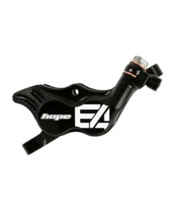 HOPE Tech4 E4 Scheibenbremsanlage 4-Kolben mit Stahlflexleitung für (e)Bullitt | Hochwertige Bremsen -Fahrradts Verkaufsladen HOPE TECH4 E4 Hebel Schwarz 3