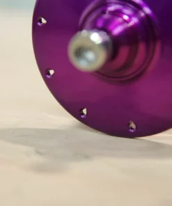 MACK HUBS Superlight Track Vorderrad Nabe Hochflansch - Farbig für Laufräder/Naben -Fahrradts Verkaufsladen MACK HF VR Nabe Lila 1 0