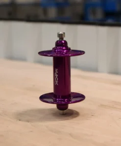 MACK HUBS Superlight Track Vorderrad Nabe Hochflansch - Farbig für Laufräder/Naben -Fahrradts Verkaufsladen MACK HF VR Nabe Lila 3