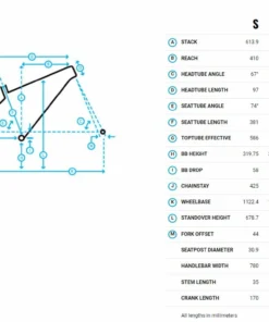 Marin TEAM MARIN 1 MTB Gloss Chrome - 12-fach Komplettrad | Hochwertiges Mountainbike -Fahrradts Verkaufsladen Marin Team Marin 1 Geo