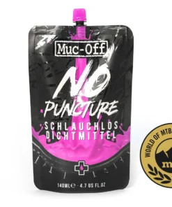Muc-Off No Puncture Hassle Pouch 140ml - Tubeless Dichtmilch für Reifen | Reifenzubehör