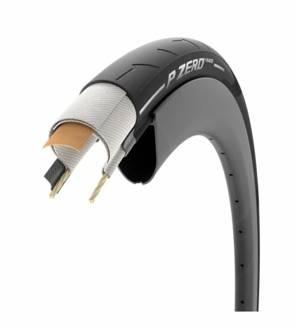 Pirelli P Zero Race Rennradreifen - Schwarz/Schwarz 700x30c | Hochleistungs-Reifen für Straßenrennen 2 Pirelli P Zero Race Rennradreifen - Schwarz/Schwarz 700x30c | Hochleistungs-Reifen für Straßenrennen – Bild 2