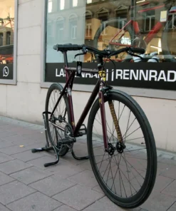 Polo&Bike CMNDR 2021 Komplettrad - Lila | Fixie/Singlespeed | Hochwertiges Fahrrad