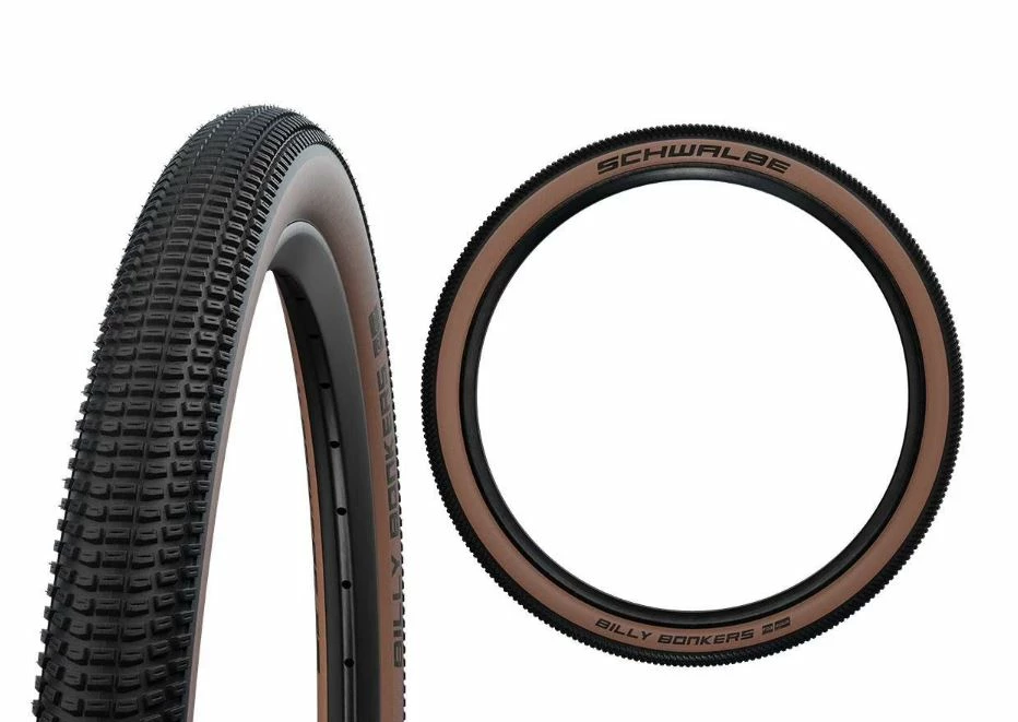 Schwalbe Billy Bonkers 20 X 2.0" - 50-406 Reifen Schwarz/Bronze für Straße & Zubehör 1 Schwalbe Billy Bonkers 20 X 2.0" - 50-406 Reifen Schwarz/Bronze für Straße & Zubehör