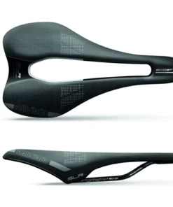 SELLE ITALIA SLR Boost Superflow TM Shortfit Sattel - Schwarz Wide L3 | Hochwertiger Fahrradsattel