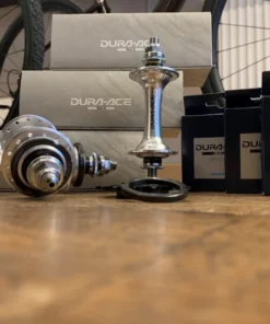 Shimano Dura Ace Track Low Flange Vorderradnabe - NJS Bahnnabe / HB-7710 | Hochwertige Laufräder/Naben für Bahnrennen -Fahrradts Verkaufsladen Shimano DA NJS Bahnnabe 2