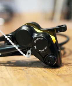 Shimano Scheibenbremsanlage BR-MT420 & SLX BL-7100 Hebel - 4-Kolben Bremse für (e)Bullitt -Fahrradts Verkaufsladen Shimano MT420 SLX 3