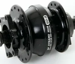 Shutter Precision Nabendynamo SD-8 Disc QR - 9x100mm - Hochwertige Fahrradnabe für zuverlässige Beleuchtung