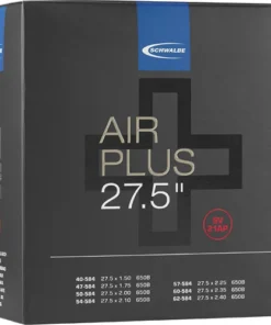 Schwalbe Air Plus Fahrradschlauch SV21AP - 27.5" - 40/62-584 SV | Hochwertiger Fahrradschlauch für optimale Leistung
