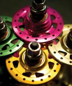 BLB Alloy Track Hochflansch Vorderradnabe - Hochwertige Laufradnabe für Rennräder