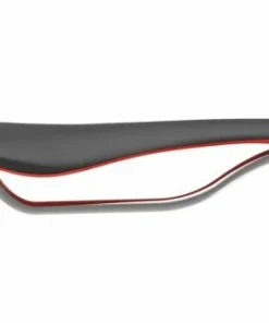 Fabric Scoop Flat Elite Sattel - Hochwertiger Fahrradsattel für Komfort und Leistung -Fahrradts Verkaufsladen fa15 scoop flat elite blkred
