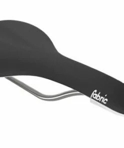 Fabric Scoop Flat Elite Sattel - Hochwertiger Fahrradsattel für Komfort und Leistung -Fahrradts Verkaufsladen fa15 scoop flat elite blkwht 3qtr
