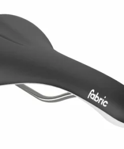 Fabric Scoop Radius Elite Sattel - Hochwertiger Fahrradsattel für Komfort und Performance -Fahrradts Verkaufsladen fa15 scoop radius elite blkwht 3qtr