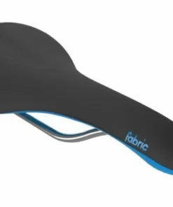 Fabric Scoop Shallow Elite Sattel - Hochwertiger Fahrradsattel für Komfort und Leistung -Fahrradts Verkaufsladen fa15 scoop shallow elite blkblu 3qtr