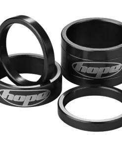 HOPE Space Doctor A-Head Spacer-Set - 1 1/8" | Gabelzubehör für optimale Anpassung -Fahrradts Verkaufsladen hope space doctor black