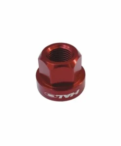 Halo Aluminium Axle Nuts Achsmuttern 9mm & 10mm - Präzisionsmuttern für Laufräder/Naben -Fahrradts Verkaufsladen huha m10 r