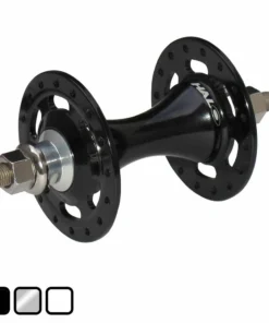 Halo Track Hub Vorderradnabe - Schwarz | Premium Laufradnabe für Rennräder