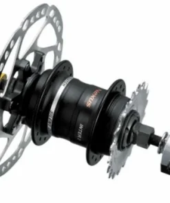 Shimano Nexus 3-Gang Scheibenbrems-Nabe Schwarz - Hochwertige Nabenschaltung für Cruiser und Laufräder