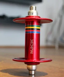 MACK HUBS Superlight Track Vorderrad Nabe Hochflansch - Farbig für Laufräder/Naben -Fahrradts Verkaufsladen mack hf front red wcs 1 10266 7 10267 7