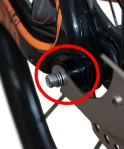 Minoura Davos Steckachse Hinten - Rack Mount 12x142mm | Hochwertige Hinterradachse für Laufräder und Naben -Fahrradts Verkaufsladen minoura davos thru axle avec m5 vis 2 4440 2