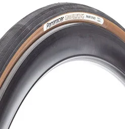 Panaracer GravelKing Slick Faltreifen Schwarz/Braun - Hochwertige Straßenreifen für Gravel-Bikes