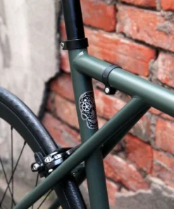 Polo&Bike CMNDR 2021 Komplettrad - Olive | Fixie / Singlespeed | Hochwertiges Komplettrad -Fahrradts Verkaufsladen polo bike CMNDR olive 3