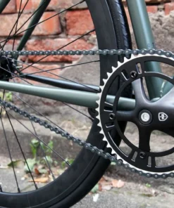 Polo&Bike CMNDR 2021 Komplettrad - Olive | Fixie / Singlespeed | Hochwertiges Komplettrad -Fahrradts Verkaufsladen polo bike CMNDR olive 7