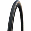 Schwalbe Lugano II Classic 700c Schwarz/Beige - Hochwertiger Rennradreifen für Straßenfahrten