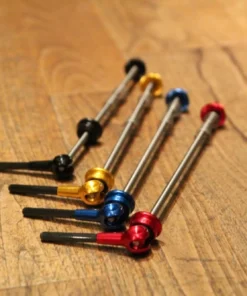 SMParts SM-Parts Schnellspanner Mit Titanachse Und Carbonhebel - Set für Laufräder/Naben