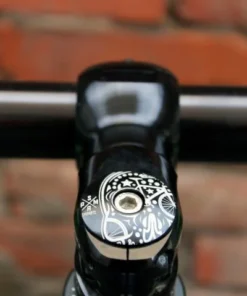 SMParts SM-Parts Skull A-Head Kappe 1 1/8" Schwarz - Premium Zubehör für Gabeln -Fahrradts Verkaufsladen smp ahead cap skull 2