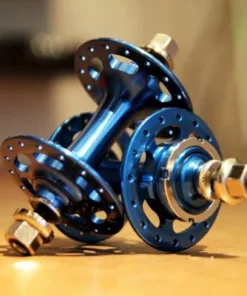 SMParts SM-Parts Track Hochflansch Vorderradnabe - Hochwertige Vorderradnabe für Laufräder -Fahrradts Verkaufsladen smp track hub blue 3