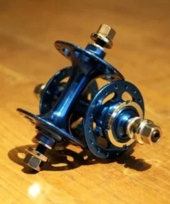 SMParts SM-Parts Track Hochflansch Vorderradnabe - Hochwertige Vorderradnabe für Laufräder -Fahrradts Verkaufsladen smp track hub blue 4