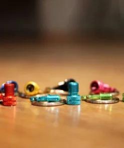 SMParts SM-Parts Ventiladapter Mit Schlüsselring SV Auf AV - Hochwertiger Reifenadapter für präzise Druckmessung -Fahrradts Verkaufsladen smp ventiladpater schl sselring 5