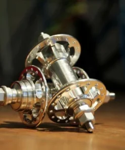 Spike Track Hochflansch Vorderradnabe | Hochwertige Nabe für Laufräder -Fahrradts Verkaufsladen spike track hubs silver